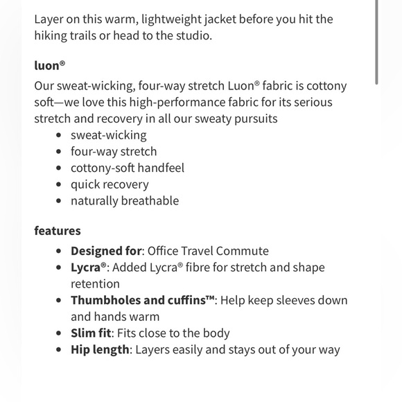 Lululemon Define Jacket - Picture 3 of 7